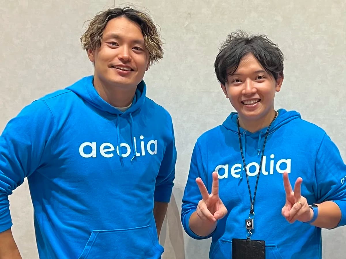 代表取締役CEO 松原 元気と取締役CTO 大橋 拓矢